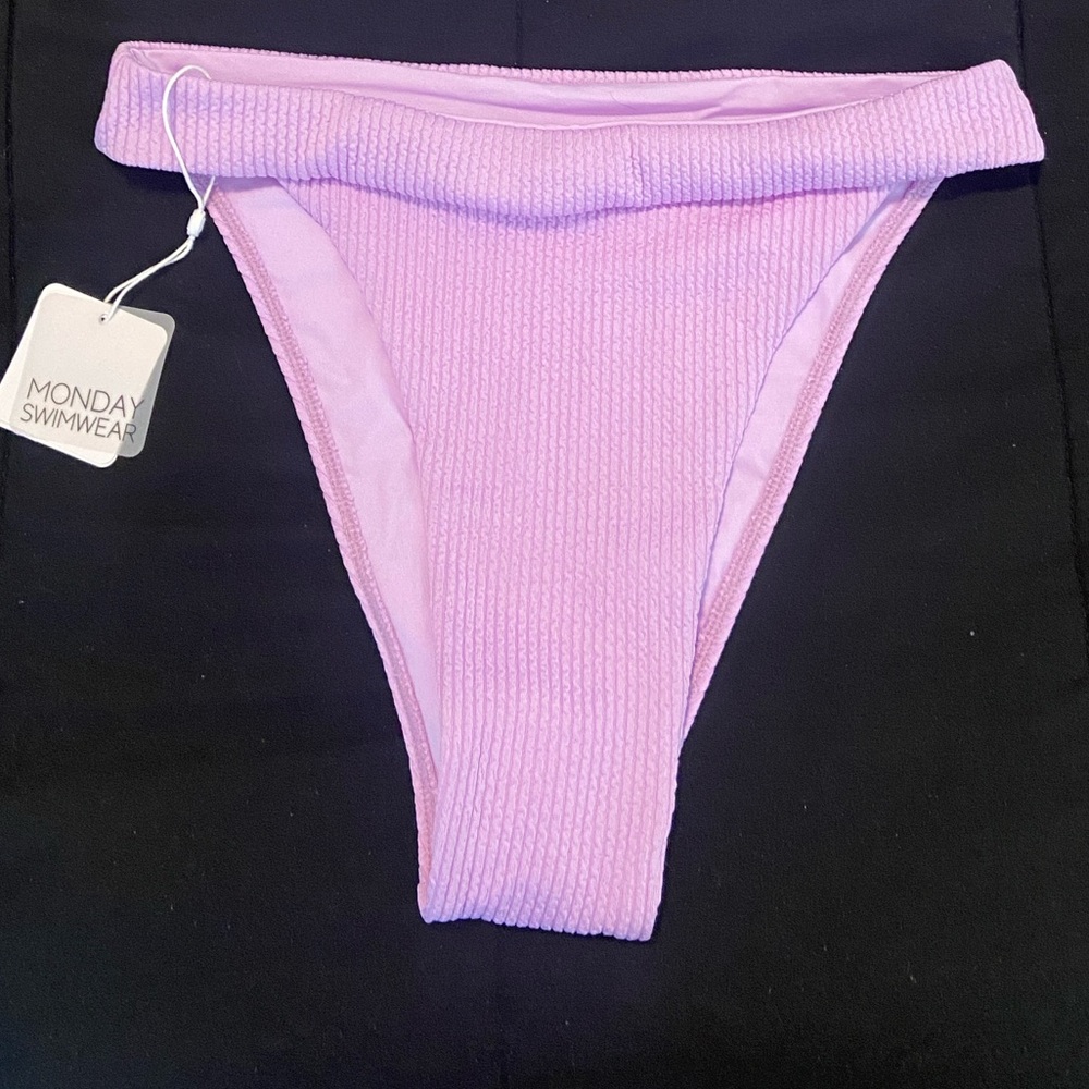 Monday Swimwear Argentina Bottoms - Moon Crinkle